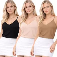 regata blusa feminina de alça Regulável Duna conforto tendência