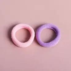 kit de 2 Xuxinhas pequenas coloridas para cabelo várias cores