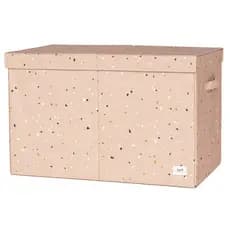 Organizador Retangular Reciclado Estampa Terrazzo Rosé 3 Sprouts