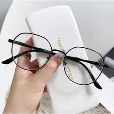 Armação para Óculos de grau  Feminino Masculino com lente anti-radiação/anti-luz azul sem grau para mulheres homens moda