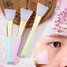 KIT 3 Peças Pincel de Silicone Aplicadora de Mascara Facial Promoção - Entrega Pronto - WL