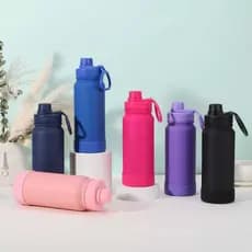 Garrafa Térmica Com Alça Academia 350ml/600ml/800ml/1000ml/1200ml  26