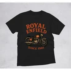 Camiseta Moto Royal Enfield Since 1901 100% Algodão Unissex