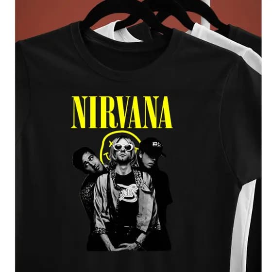 Camiseta Nirvana Algodão Unissex