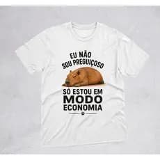Camiseta Meme Capivara 100% Algodão Unissex