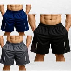 Kit 3 Bermuda Esportiva Masculina Short Para Corridas e Academia