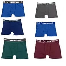 Cueca Boxer Masculina Elastano Marche Confortável Respirável