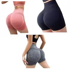 Shorts Levanta Bumbum Fitness Sem Transparencia Academia Yoga