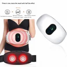 Cinta Modeladora Abdominal Elétrica Tonificadora Queima Gordura Ems Recarregável Bivolt USB DONG