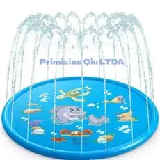 Piscina Chafariz Inflável De Água Para Crianças Possui 1m de diâmetro Diversão Com Segurança DONG