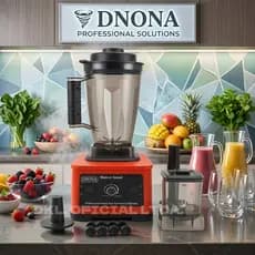 Liquidificador Industrial Dnona 4L Alta Potência 1800W Com Moedor Jarra Extra de 600ml DONG