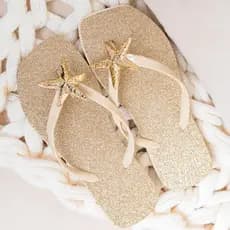 Chinelo Glitter Feminino Bico Quadrado Brilho Moda Fashion Verão