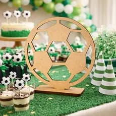 Kit 30 Display Personalizado Centro de Mesa Bola de Futebol Time Copa Festa Aniversario Infantil Lembrancinha