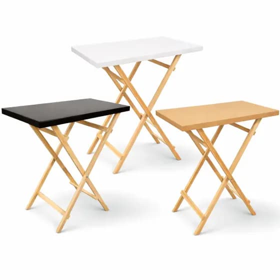 Mesa Cavalete Pintada Pinus Desmontável Pegue e Monte Decoração Aniversário Evento Kit Mini Festa Cenário Colorida
