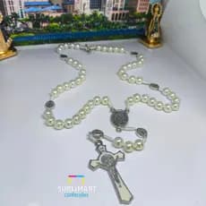 Terço Pérola Nossa Senhora Aparecida Devoção 35 cm