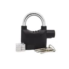 Cadeado Com Alarme Sonoro Antirroubo Para Portas Bicicletas Motos