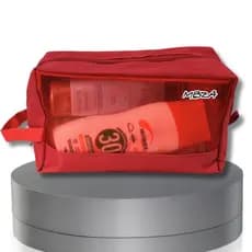 Necessaire grande linda maquiagem feminina organizadora de perfumes e utensílios ideal para cuidados pessoais praia MBZA