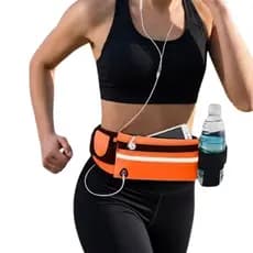 Pochete Esportiva Corrida Celular Academia Fitness Ajustável Resistente Água C/ Saída Fone Caminhada