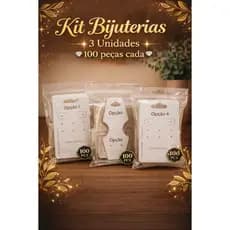 Kit Tags para Bijuterias | Joias  Personalizadas | Alta Qualidade - Kit Cartela Profissional