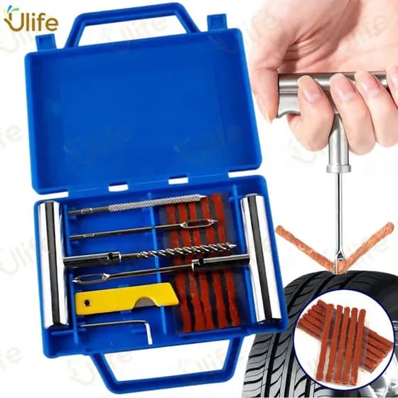 Reparo Metal Com Chaves Maleta E Refis Modelo Macarrao Reparo Do Pneu De Moto Carro E Bicicleta DY
