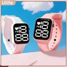 Relógio LED Digital À Prova D'água Feminino Masculino Esporte Pulseira De Silicone -Tendência De Moda Relógio Versátil-U