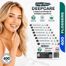 Kit Fio Dental Com Haste Suporte Plástico Palitos Interdental Fácil de Usar Limpeza Profunda Kit 50/100/200/400 unidades