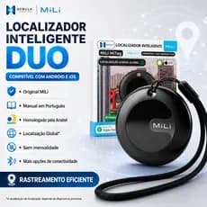 Rastreador Smart Tag MiTag Duo Bluetooth 5.3 Localizador GPS de Objetos Android iOS Sem Chip Sem Mensalidade Carro etc