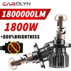 1800W 1800000LM H4 H7 Canbus Farol Do Carro Mini Lente H11 H8 9005 9006 HB3 HB4 LED Lâmpada Projetor 6500K Auto Motocicl