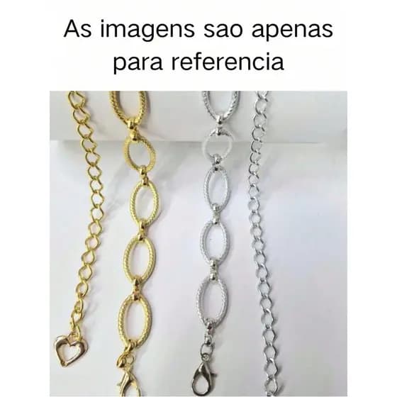 Cinto corrente feminino modelo oval
