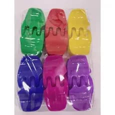 Presilhas de cabelo femininas casuais para uso diário Kit com 12 unidades Multicolorido