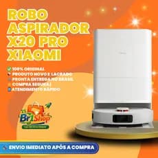 Robô Aspirador Robô Xiaomi Vacuum X20 Pro-Orignal bivolt com mapeamento inteligente ORIGINAL .