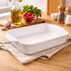 Travessa de Porcelana 30,5x19.5 cm Hauskraft - Sandy