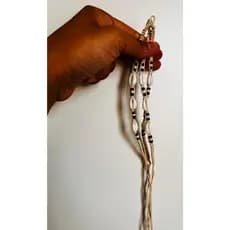 Pulseira / Tornozeleira com Búzios para Proteção, artesanal, praia, Umbanda E Candomblé