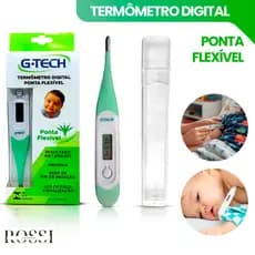 Termômetro clinico digital ponta flexível G-TECH