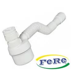 Sifão Sanfonado Flexivel Universal Fere Cano Pias Tanques Lavatórios