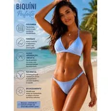 Biquíni De Fita Poliamida Bojo Removível Regulagem Tendência Moda verão Aviador
