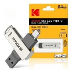 Pen Drive Kodak Usb3.2 Type-c Dual Flash Drive K273 64gb