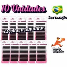 Kit 10 caixas cílios fadvan volume brasileiro YY 0.07 D alongamento extensão de cílios lash