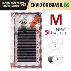 Cílios Maria Sasha 5D M curvatura M Efeito Fox eyes delineador lash designer volume extensão de cílios