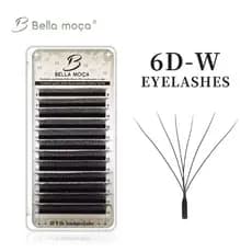 Cílios 6D W Bella moça Mix volume egípcio lash extensão de cílios