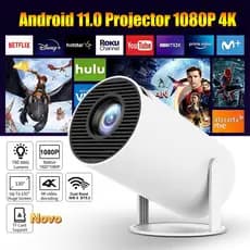 Projetor 4K HD 150 Polegadas Celular, Tv , Xbox, PS, Pc, Wifi HY300 Pro Magcubic Envio Imediato