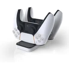 Base Dock Carregador Duplo Controle Playstation 5 Suporte Carregamento Rápido Charging Station Ps5