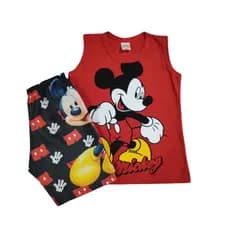 Conjunto Mickey Infantil Regata Bermuda Verão Lançamento