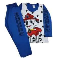 Pijama Canina Menino Infantil Kit 2 Peças Calça e Casaco