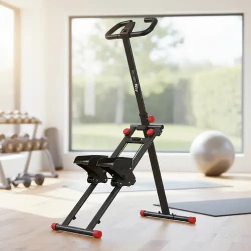 Simulador Elíptico Fitness Multifuncional Caminhada Escalada Baixo Impacto Guidão Ajustável Aço Suporta 120kg ProFit Max