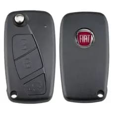 Chave Canivete Carcaça Fiat Stilo Punto Linea Idea 3 Botões 2006 a 2016
