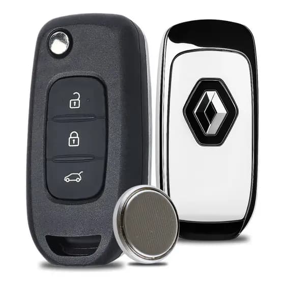 Chave Canivete Kwid Renault 2017 2018 2019 2020 2021 Carcaça