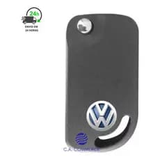 Chave Canivete Vw Volks Volkswagen Seca Sem Botão Lisa Oca