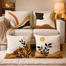 Kit 4 Capas De Almofada Decorativas Com 45x45 cm Marrocos - Home