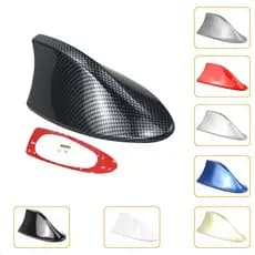 Antena Carro Barbatana Tubarão Shark Esportiva Universal Carro Teto Sinal Rádio Sinal AM FM Veículos Instalação Rápida